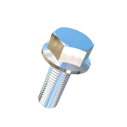 Titanium 5/16-24 X 7/8 UNF Allied Titanium Hex Head Flange Bolt (No Dimple)